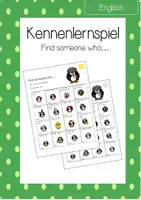 Vorschau - Arbeitsblätter - Kennenlernspiel - Find someone who... - Deckblatt