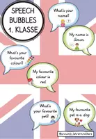 Vorschau - Bildkarten - Speech bubbles / Sprechblasen: 1. Klasse - Deckblatt