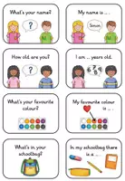 Vorschau - Spiele - Materialpaket Conversation phrases / Speech bubbles - Seite 3