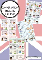 Vorschau - Spiele - Conversation phrases: 2. Klasse (Warm up / English assistant / Stop and swap) - Deckblatt