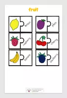 Vorschau - Spiele - Vokabeln lernen mit dem Früchte-Puzzle - Deckblatt