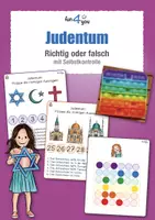 Vorschau - Stationenlernen - Judentum - Richtig oder falsch - Plopper - Deckblatt