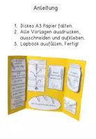 Vorschau - Unterrichtsreihen - Getreide Lapbook - Vom Korn zum Brot - praktische Bastelvorlage - Seite 1