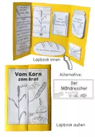 Vorschau - Unterrichtsreihen - Getreide Lapbook - Vom Korn zum Brot - praktische Bastelvorlage - Seite 2