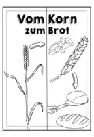 Vorschau - Unterrichtsreihen - Getreide Lapbook - Vom Korn zum Brot - praktische Bastelvorlage - Seite 3