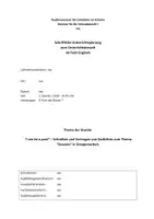 Vorschau - Stundenentwürfe - Materialpaket Unterrichtbesuche/Prüfungsstunden Englisch Sek I - Seite 1