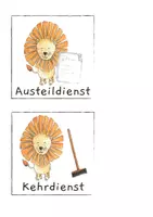 Vorschau - Bildkarten - Klassendienste für deine Löwenklasse - Seite 3