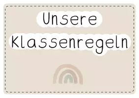 Vorschau - Poster - Klassenregeln - Regenbogen-Boho-Serie - Seite 3