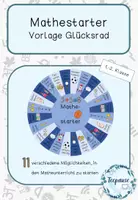 Vorschau - Spiele - Mathestarter Glücksrad Klasse 1/ Klasse 2 - Deckblatt