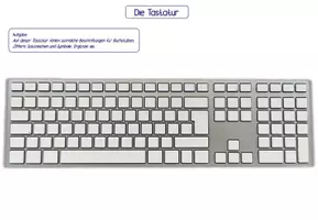 Vorschau - Arbeitsblätter - QWERTZ - Tastatur - leere Vorlage zum Ausfüllen - Seite 1