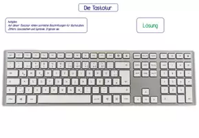 Vorschau - Arbeitsblätter - QWERTZ - Tastatur - leere Vorlage zum Ausfüllen - Seite 2