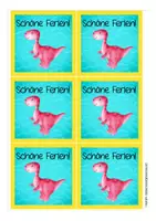 Vorschau - Anderer Materialtyp - Feriengrüße Dinoklasse kostenlos - Seite 2