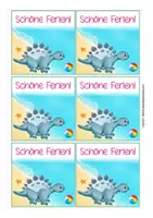 Vorschau - Anderer Materialtyp - Feriengrüße Dinoklasse kostenlos - Seite 3