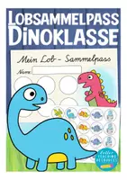 Vorschau - Mal- und Bastelvorlagen - Dinoklasse Lobkärtchen Sammelpass - Deckblatt