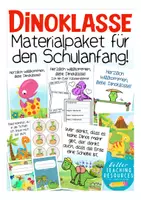 Vorschau - Anderer Materialtyp - Dinoklasse Materialpaket Schulanfang - Deckblatt