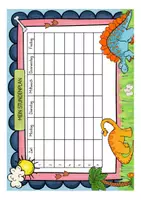 Vorschau - Lehrpläne/Lehrermaterial - Stundenplan Dinoklasse - Seite 1