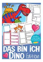 Vorschau - Arbeitsblätter - Das bin ich Dinoklasse Arbeitsblätter (sich vorstellen) - Deckblatt