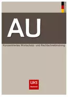 Vorschau - Arbeitsblätter - Konzentriertes Wortschatz- und Rechtschreibtraining - Wörter mit AU - Deckblatt