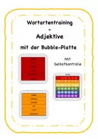 Vorschau - Spiele - Wortartentraining - Bubble-Platte Materialpaket - Seite 1