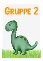 Vorschau - Stationenlernen - Gruppenschilder Dinoklasse kostenlos - Seite 2