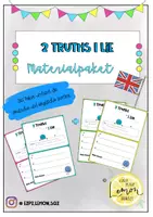 Vorschau - Spiele - 2 Truths 1 Lie / 2 Lügen eine Wahrheit - Deutsche und Englische Version - Deckblatt