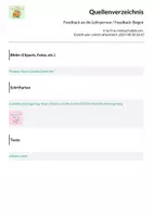 Vorschau - Arbeitsblätter - Feedback an die Lehrperson / Feedback-Bogen FREEBIE - Seite 2