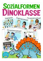 Vorschau - Präsentationen/Tafelbilder - Dinoklasse Sozialformen Tafeltransparenz - Deckblatt