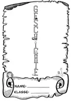 Vorschau - Arbeitsblätter - Deckblatt Geschichte - Seite 2