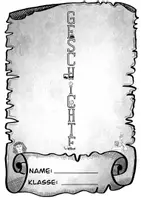 Vorschau - Arbeitsblätter - Deckblatt Geschichte - Deckblatt