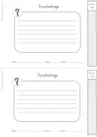 Vorschau - Arbeitsblätter - Forschertagebuch Vorlage (differenzierte Lineatur) - Seite 3