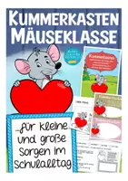 Vorschau - Fördermaterial/Inklusion - Mäuseklasse Kummerkasten, Sorgenpost - Deckblatt
