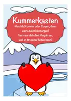 Vorschau - Fördermaterial/Inklusion - Pinguinklasse Kummerkasten, Sorgenbox - Seite 3