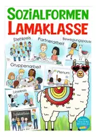 Vorschau - Präsentationen/Tafelbilder - Lamaklasse Sozialformen Tafeltransparenz - Deckblatt