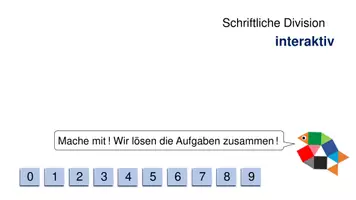 Vorschau - Interaktives Material - Schriftliche Division interaktiv üben - Seite 3