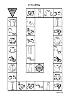 Vorschau - Spiele - Spielfeld - Kleidung - Freiarbeit DaZ / DaF - Grundschule - Deckblatt