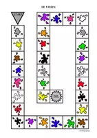 Vorschau - Spiele - Spielfeld - Farben (bunt) - Freiarbeit DaZ / DaF - Grundschule - Deckblatt