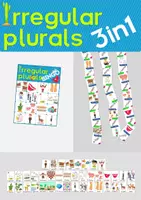 Vista previa - Unidades / Secuencias / Situaciones de Aprendizaje - Irregular plurals 3in1 - Portada