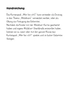 Vorschau - Stationenlernen - Kartenspiel Waldtiere - Wer bin ich? - Seite 1