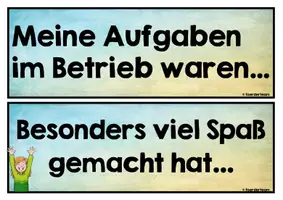 Vorschau - Arbeitsblätter - Reflexion nach dem Praktikum - Seite 3