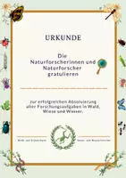 Vorschau - Mal- und Bastelvorlagen - Materialpaket Naturforscher*innen 6-12J. - Seite 1