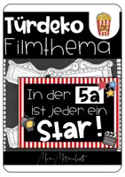 Vorschau - Anderer Materialtyp - Türdeko Filmthema (Türdekoration / Klassenraumgestaltung) - Deckblatt