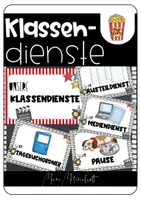 Vorschau - Bildkarten - Klassendienste Filmthema (Klassenraumgestaltung) - Deckblatt