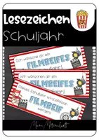 Vorschau - Anderer Materialtyp - Lesezeichen Geschenk zum Schuljahresbeginn - Schulstart - back to school - Deckblatt