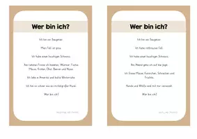 Vorschau - Stationenlernen - Kartenspiel Waldtiere - Wer bin ich? - Seite 3