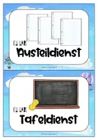 Vorschau - Bildkarten - Klassendienste Heißluftballonthema - Seite 3