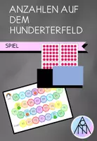Vorschau - Spiele - Spiel Anzahlen auf dem Hunderterpunktefeld - Deckblatt