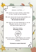 Vorschau - Anderer Materialtyp - Willkommensgruß bzw. kleines Willkommensgeschenk - Deckblatt