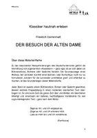 Vorschau - Unterrichtsreihen - Klassiker hautnah erleben - DER BESUCH DER ALTEN DAME - Seite 2