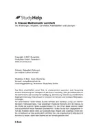 Vorschau - Unterrichtsreihen - Mathe Lernheft 3. Klasse | Lernvideos von Lehrer Schmidt - Seite 1