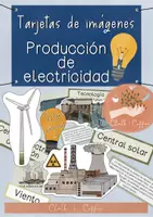 Vista previa - Unidades / Secuencias / Situaciones de Aprendizaje - Producción de electricidad - Tarjetas de imágenes | ¿De dónde viene la electricidad? - Portada